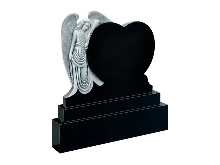 Angel Heart Antique Finish - Black