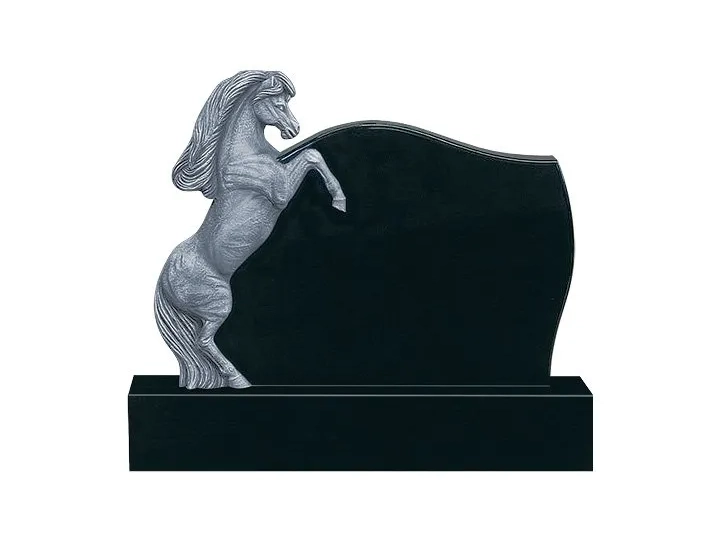 Horse Antique Finish - Black